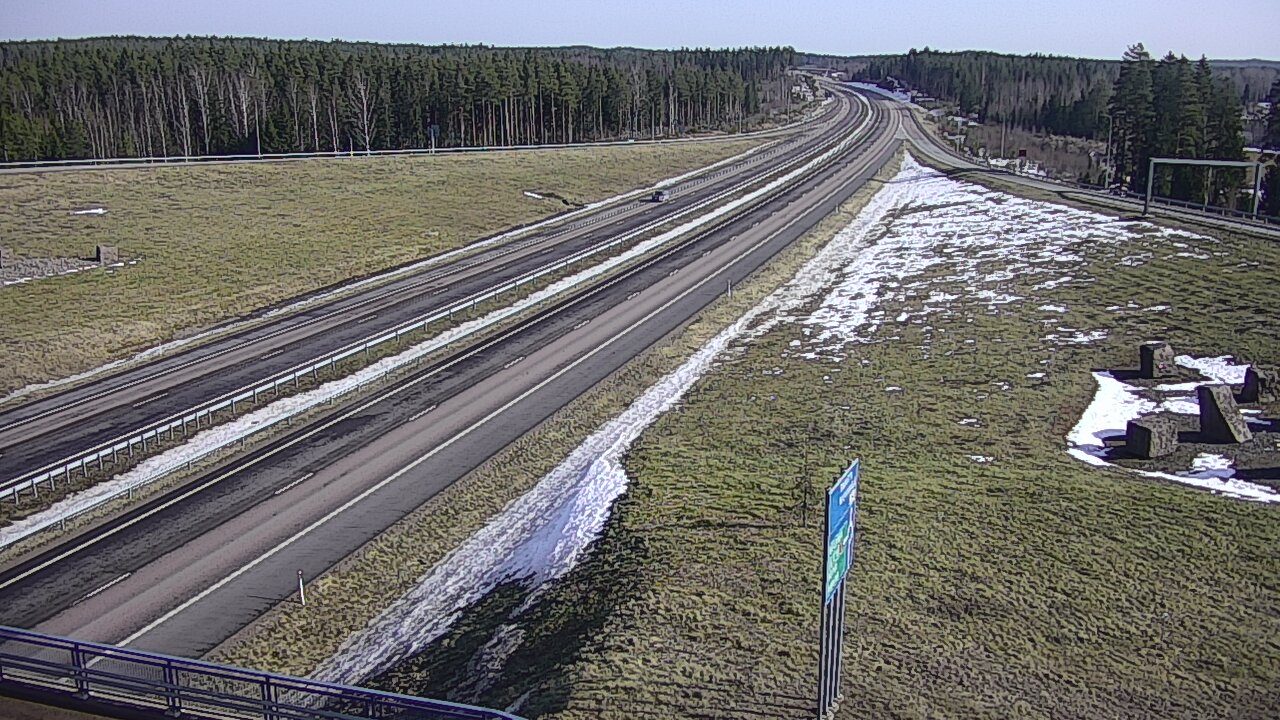 Weather Camera Image Väg 7 Vederlax, Virojoki, Virolahti, Kymenlaakso
