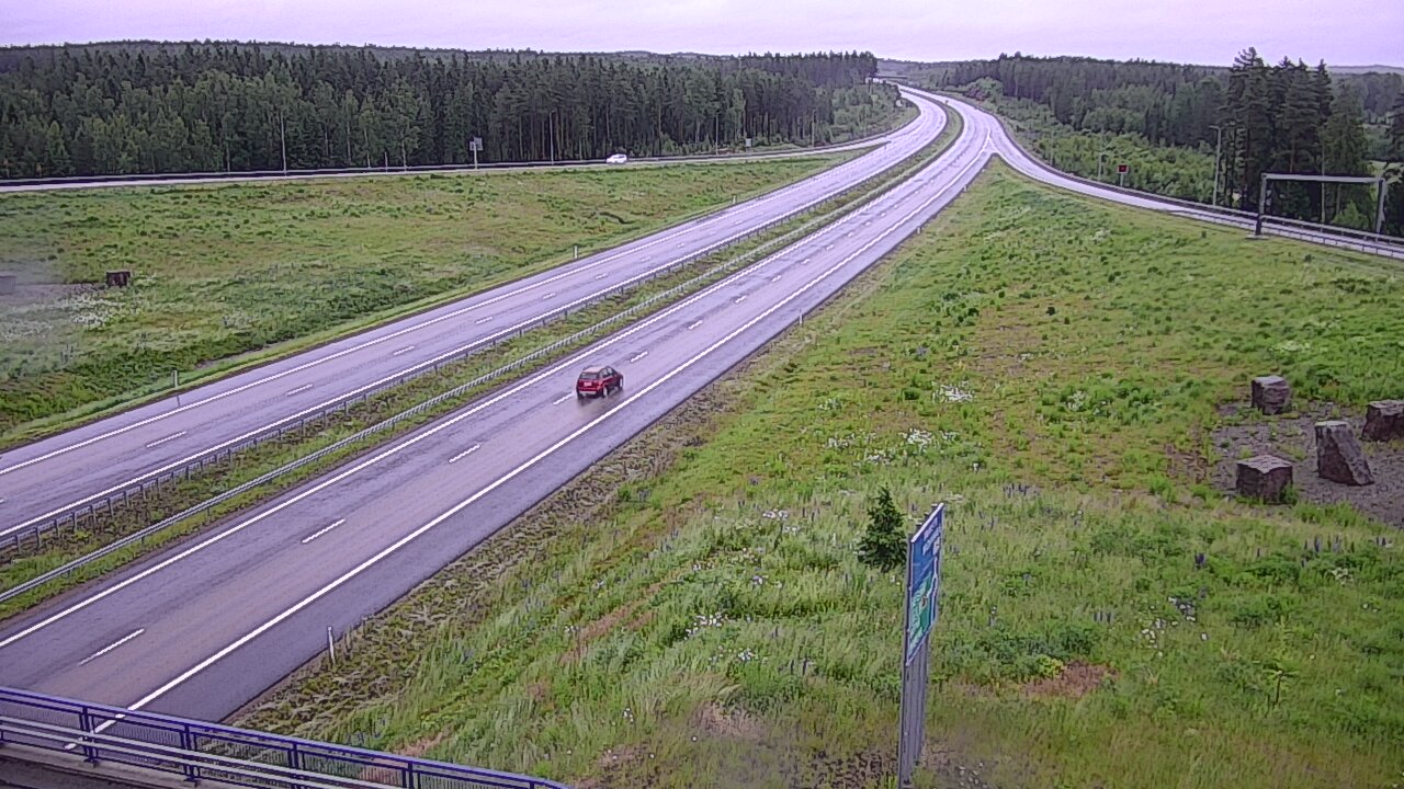 Weather Camera Image Väg 7 Vederlax, Virojoki, Virolahti, Kymenlaakso