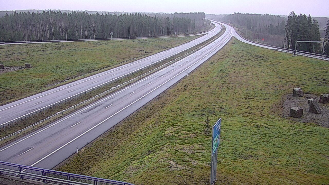 Weather Camera Image Väg 7 Vederlax, Virojoki, Virolahti, Kymenlaakso