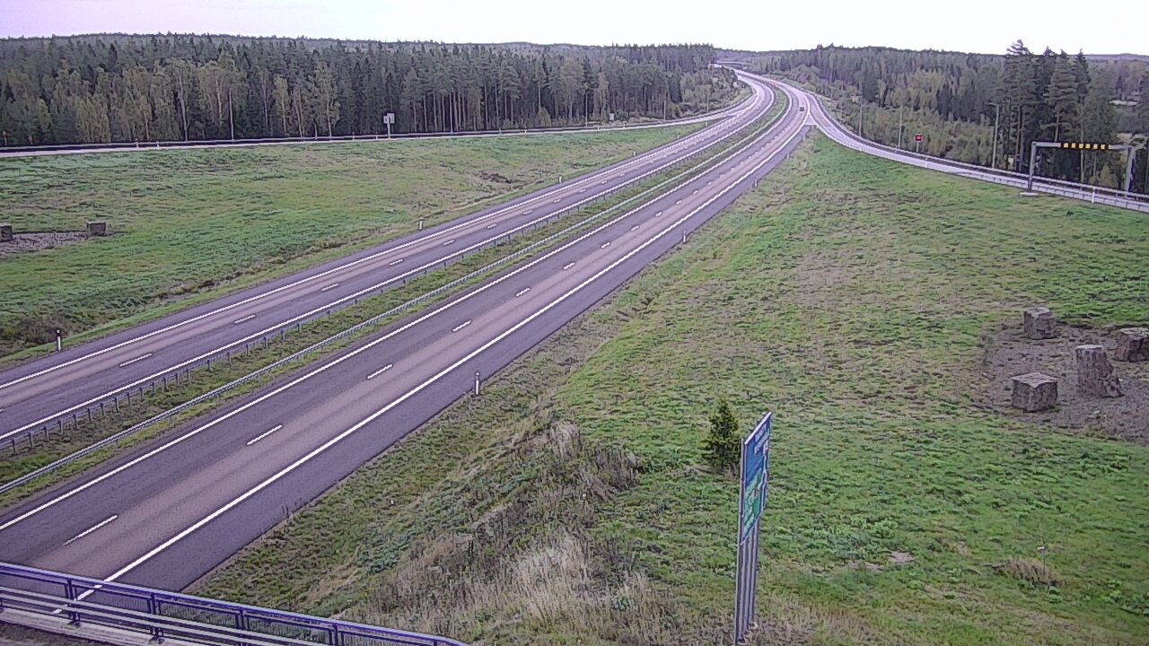 Weather Camera Image Väg 7 Vederlax, Virojoki, Virolahti, Kymenlaakso
