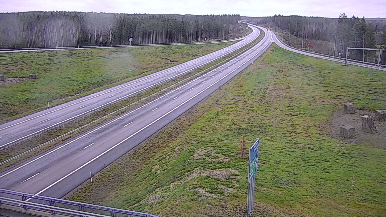Weather Camera Image Väg 7 Vederlax, Virojoki, Virolahti, Kymenlaakso