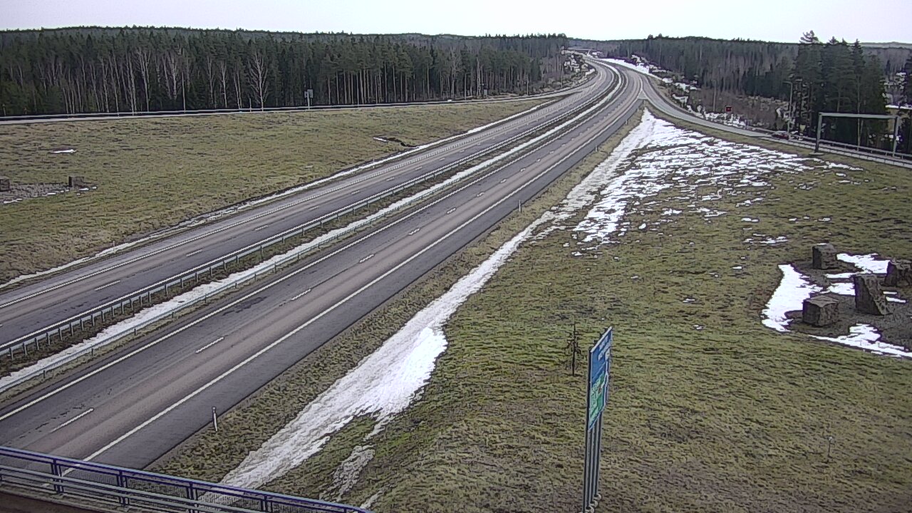 Weather Camera Image Väg 7 Vederlax, Virojoki, Virolahti, Kymenlaakso