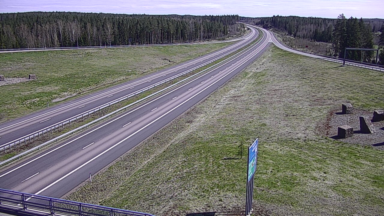 Weather Camera Image Väg 7 Vederlax, Virojoki, Virolahti, Kymenlaakso