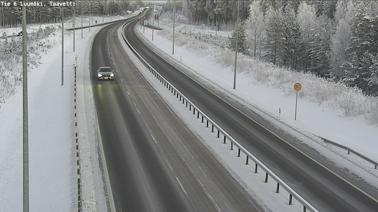 Weather Camera Image Väg 6 Luumäki, Taavetti, Luumäki, Etelä-Karjala
