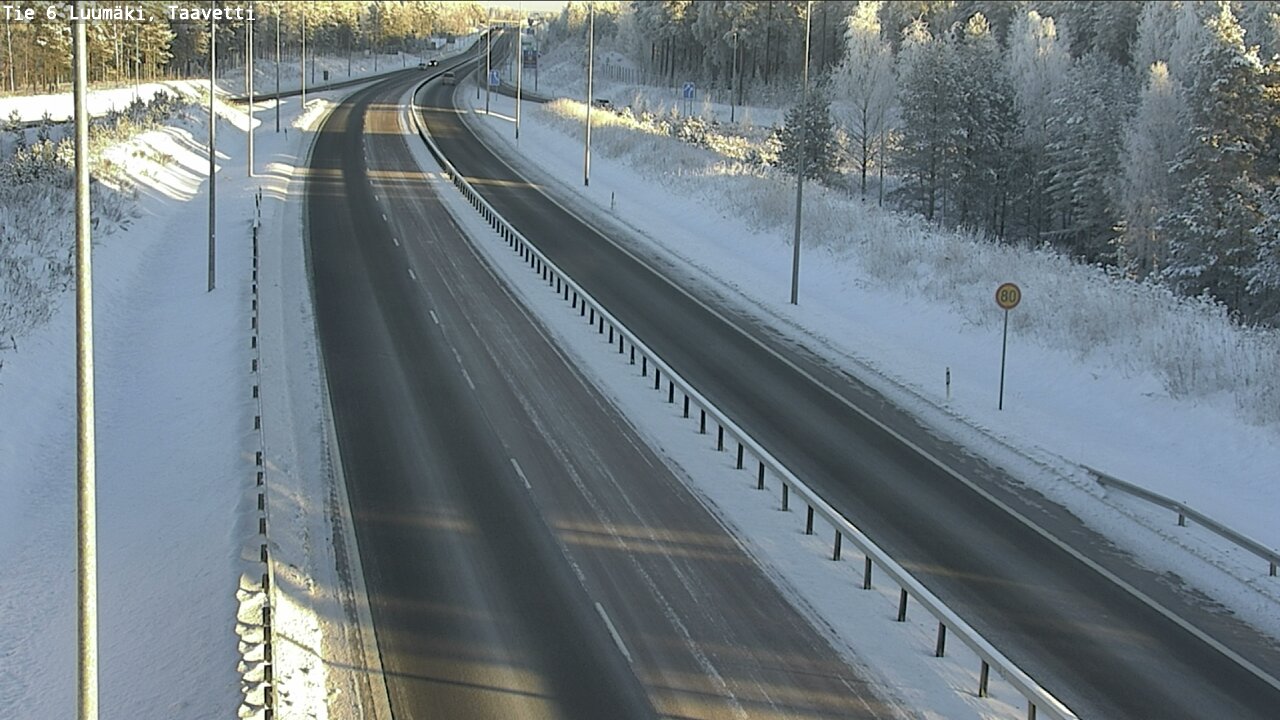 Weather Camera Image Väg 6 Luumäki, Taavetti, Luumäki, Etelä-Karjala