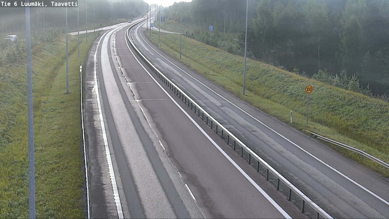 Weather Camera Image Road 6 Luumäki, Taavetti, Luumäki, Etelä-Karjala