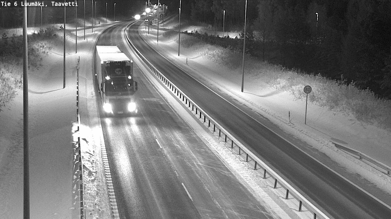 Weather Camera Image Väg 6 Luumäki, Taavetti, Luumäki, Etelä-Karjala