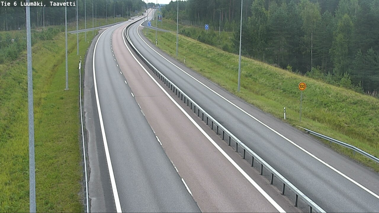 Weather Camera Image Väg 6 Luumäki, Taavetti, Luumäki, Etelä-Karjala