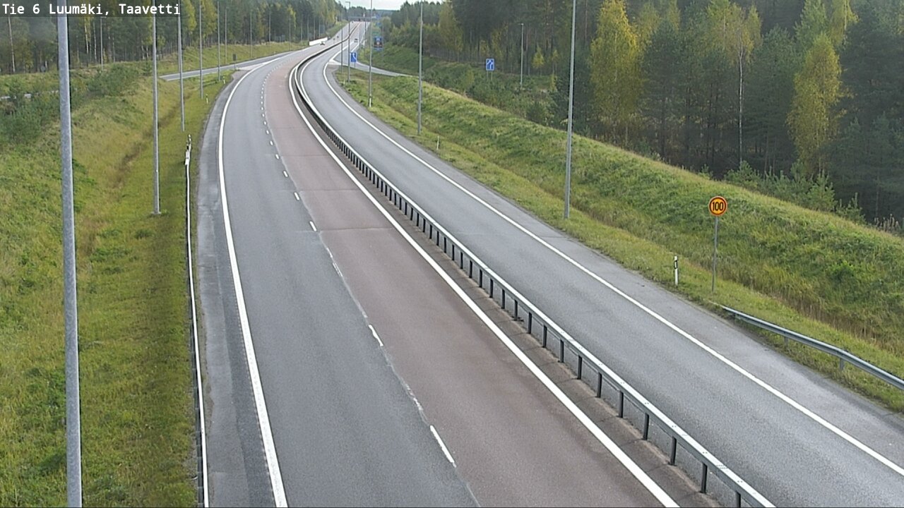 Weather Camera Image Väg 6 Luumäki, Taavetti, Luumäki, Etelä-Karjala