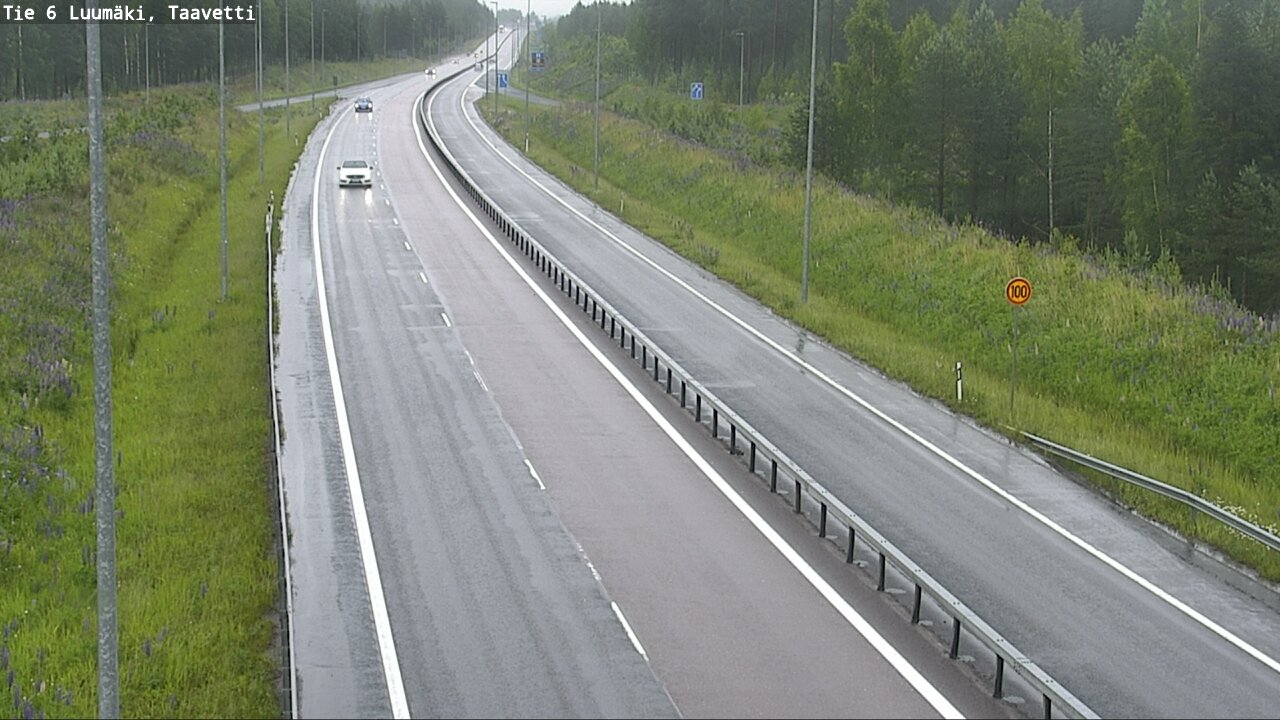 Weather Camera Image Väg 6 Luumäki, Taavetti, Luumäki, Etelä-Karjala