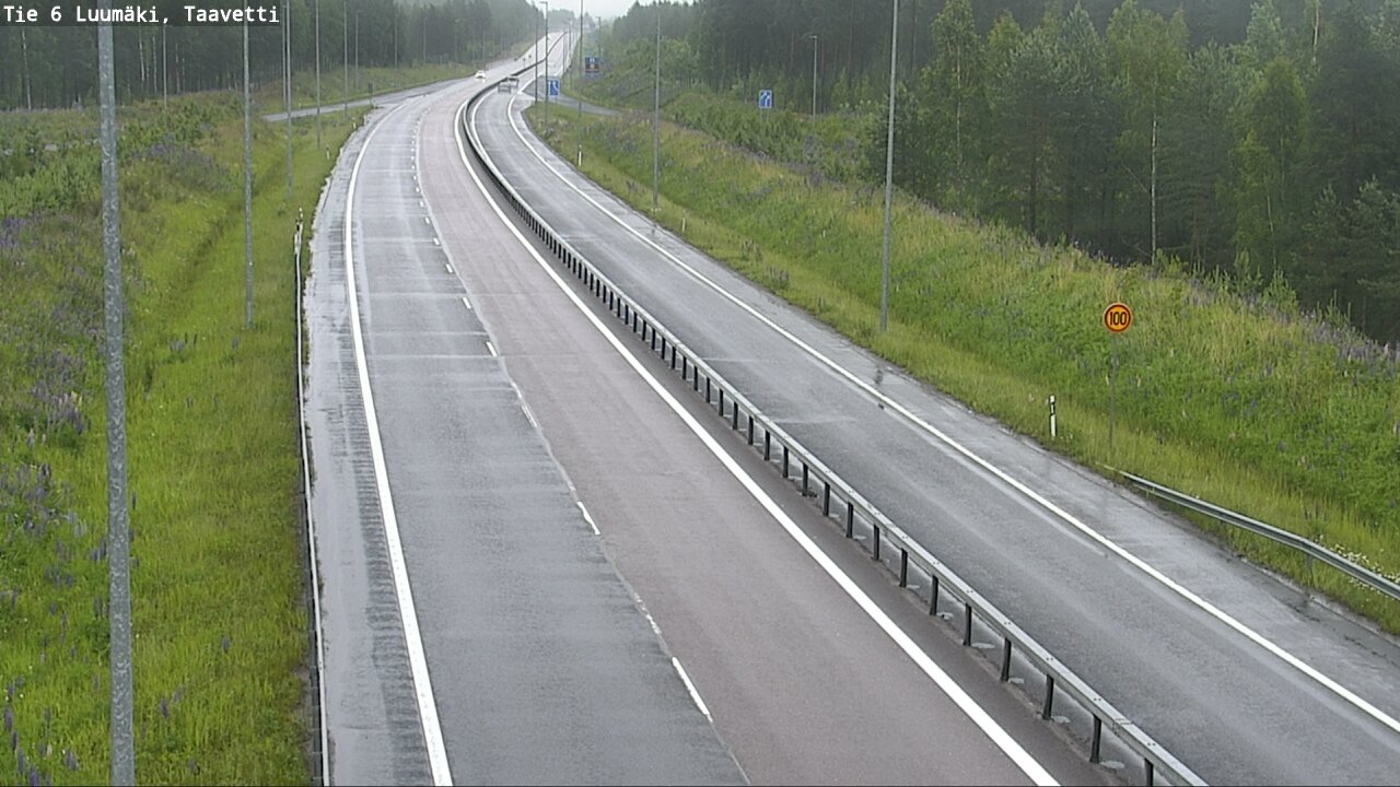 Weather Camera Image Väg 6 Luumäki, Taavetti, Luumäki, Etelä-Karjala