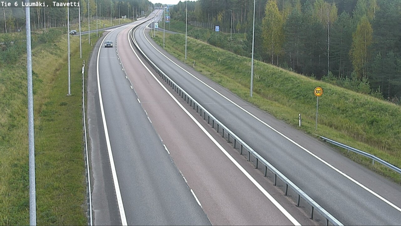 Weather Camera Image Road 6 Luumäki, Taavetti, Luumäki, Etelä-Karjala
