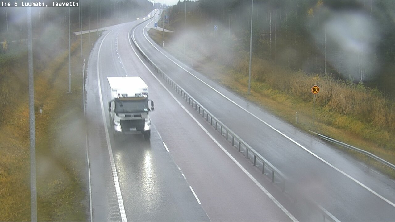 Weather Camera Image Väg 6 Luumäki, Taavetti, Luumäki, Etelä-Karjala