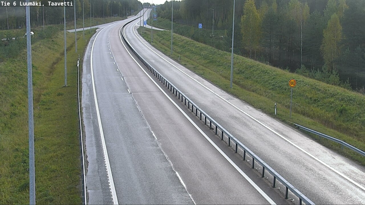 Weather Camera Image Väg 6 Luumäki, Taavetti, Luumäki, Etelä-Karjala