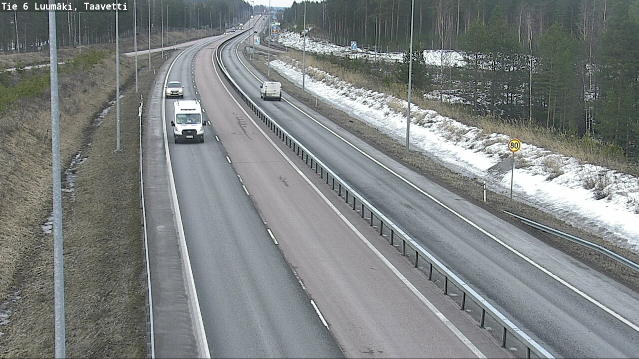 Weather Camera Image Road 6 Luumäki, Taavetti, Luumäki, Etelä-Karjala