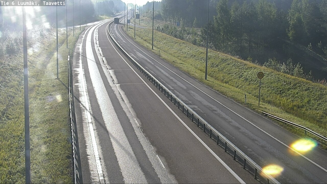 Weather Camera Image Road 6 Luumäki, Taavetti, Luumäki, Etelä-Karjala