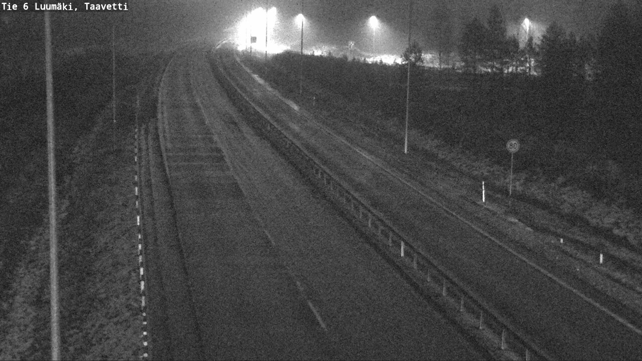 Weather Camera Image Väg 6 Luumäki, Taavetti, Luumäki, Etelä-Karjala