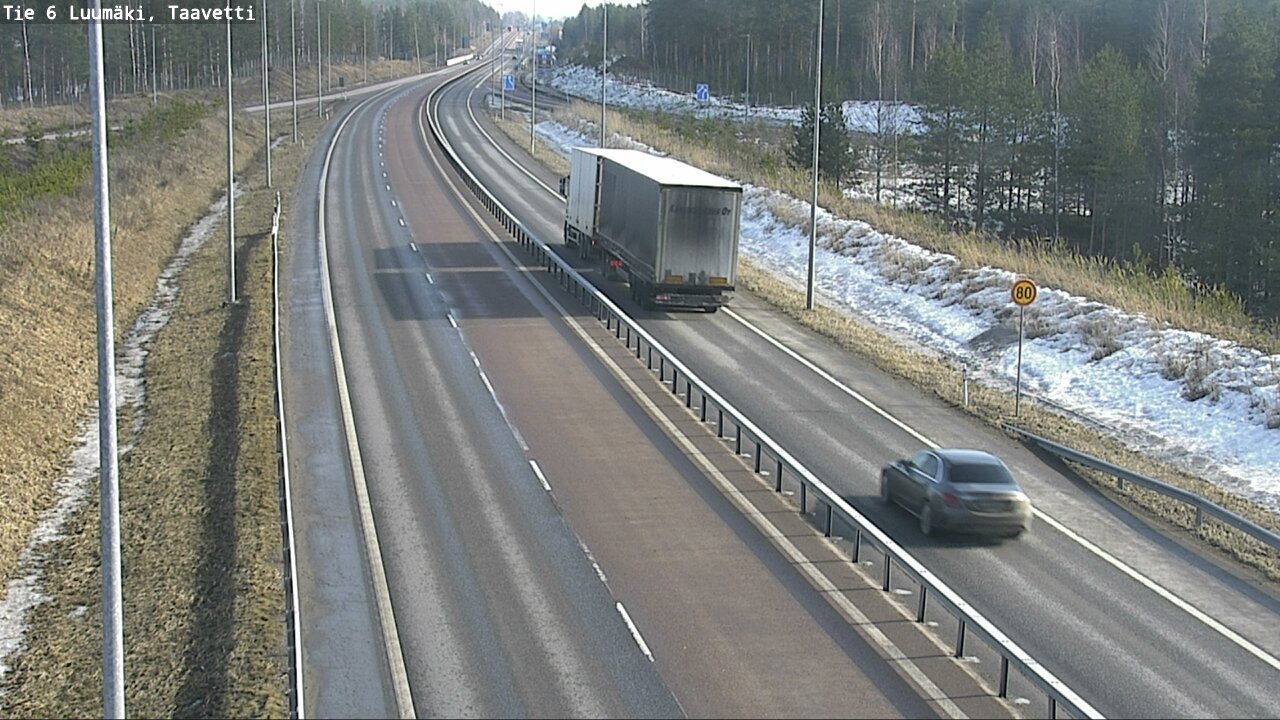 Weather Camera Image Road 6 Luumäki, Taavetti, Luumäki, Etelä-Karjala