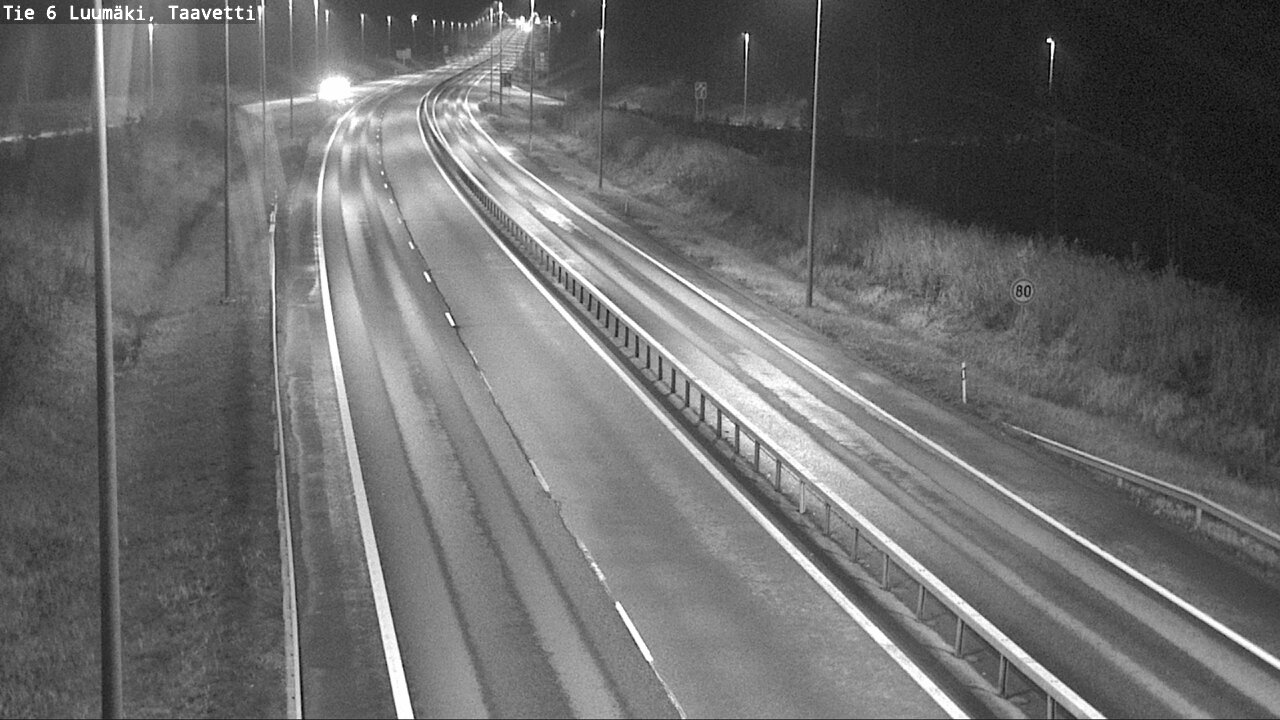 Weather Camera Image Road 6 Luumäki, Taavetti, Luumäki, Etelä-Karjala