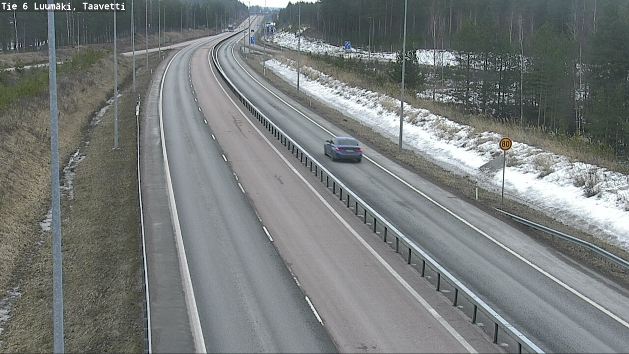 Weather Camera Image Road 6 Luumäki, Taavetti, Luumäki, Etelä-Karjala