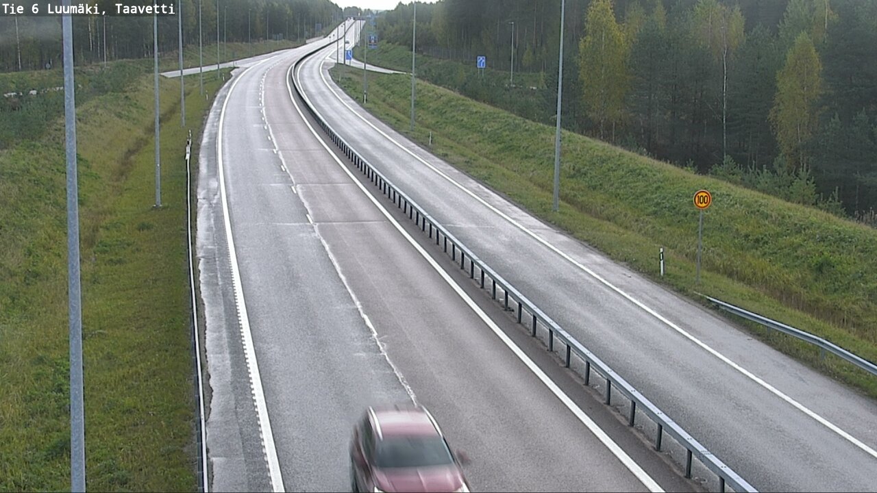 Weather Camera Image Väg 6 Luumäki, Taavetti, Luumäki, Etelä-Karjala