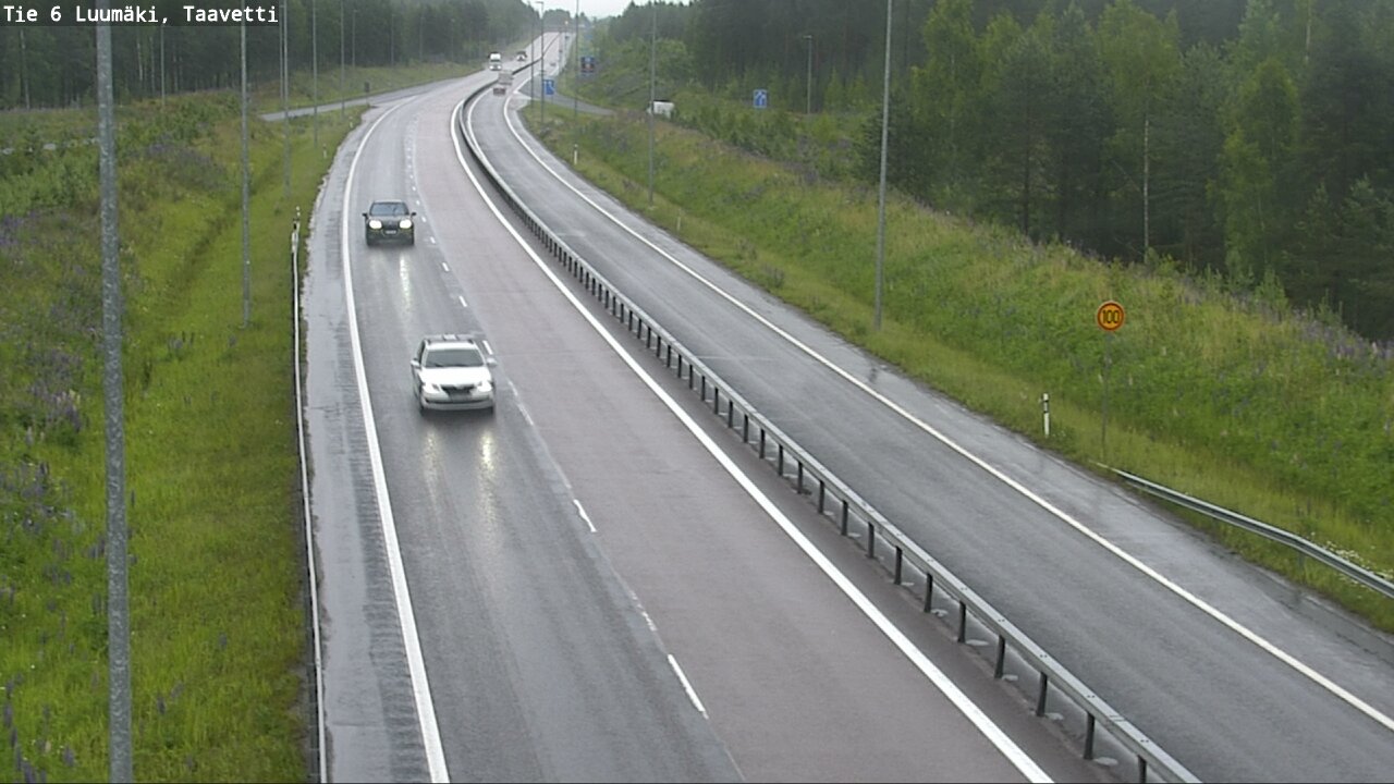 Weather Camera Image Väg 6 Luumäki, Taavetti, Luumäki, Etelä-Karjala