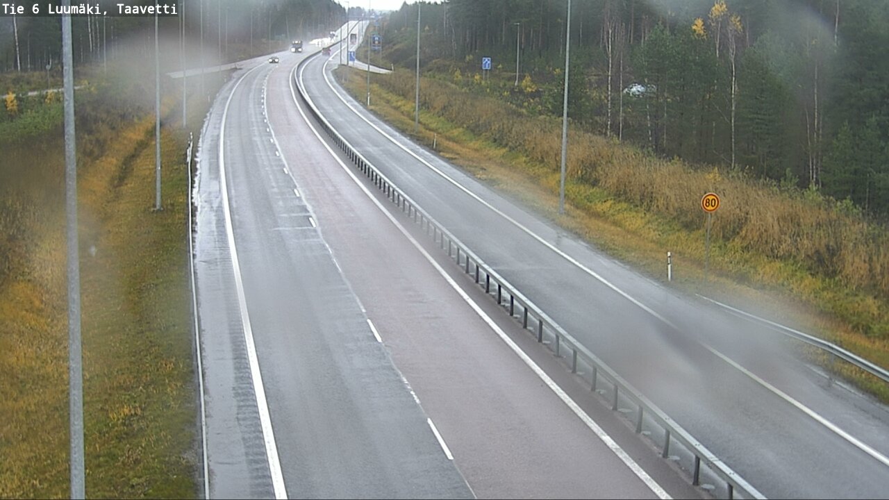 Weather Camera Image Väg 6 Luumäki, Taavetti, Luumäki, Etelä-Karjala