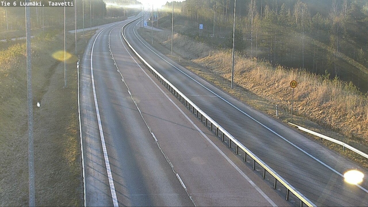 Weather Camera Image Road 6 Luumäki, Taavetti, Luumäki, Etelä-Karjala