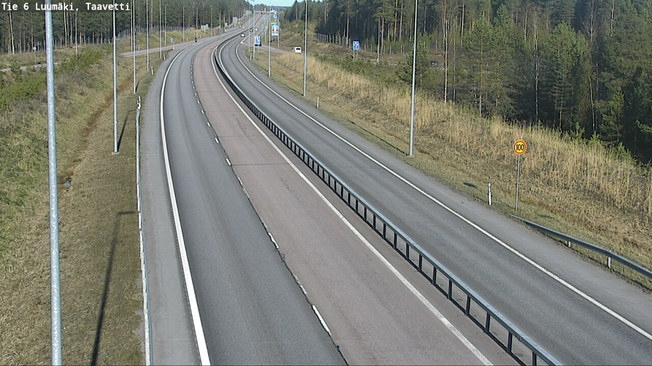 Weather Camera Image Road 6 Luumäki, Taavetti, Luumäki, Etelä-Karjala