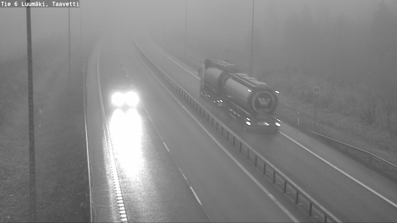 Weather Camera Image Road 6 Luumäki, Taavetti, Luumäki, Etelä-Karjala
