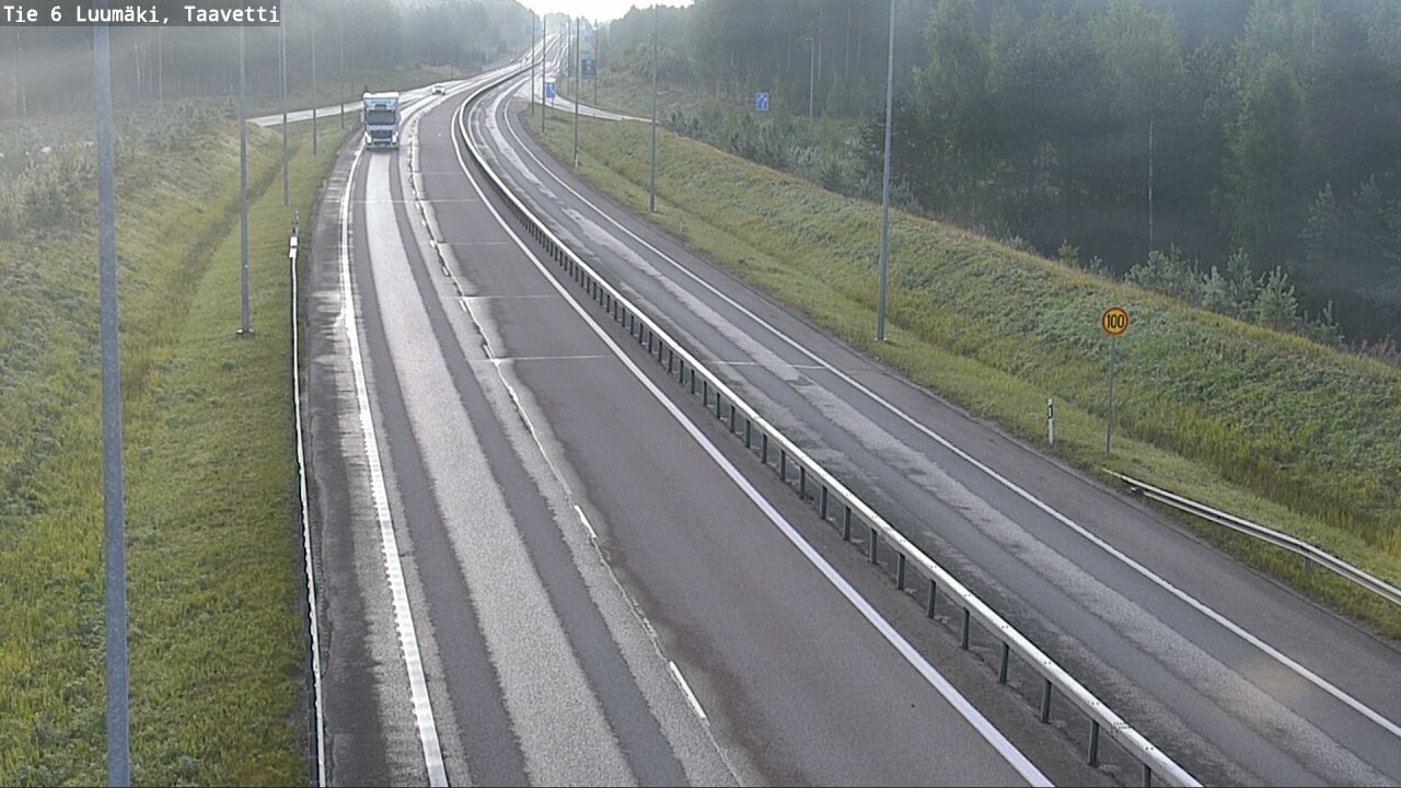 Weather Camera Image Road 6 Luumäki, Taavetti, Luumäki, Etelä-Karjala