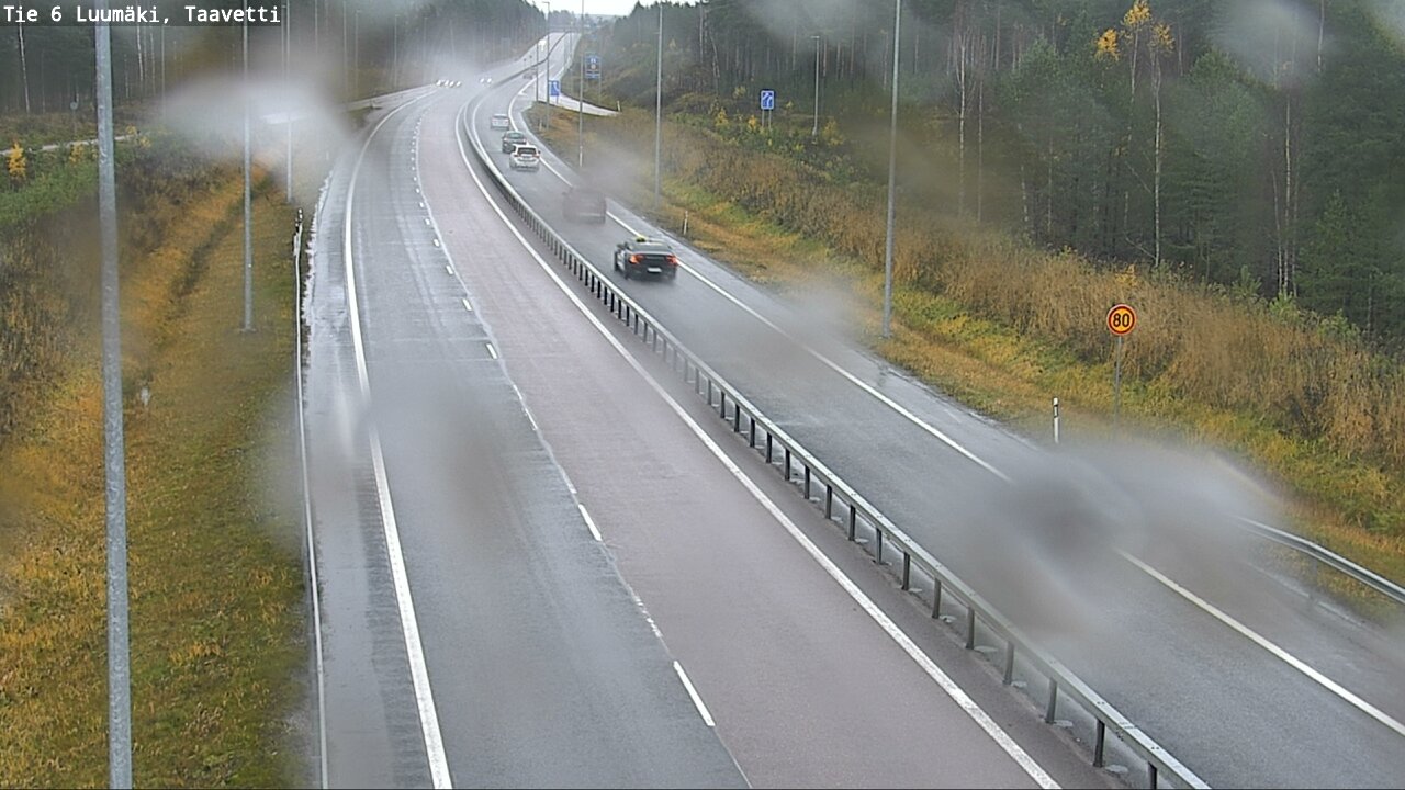 Weather Camera Image Väg 6 Luumäki, Taavetti, Luumäki, Etelä-Karjala