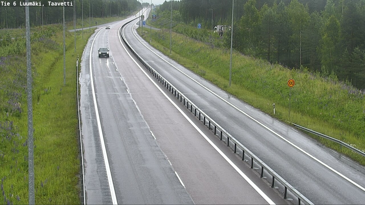 Weather Camera Image Väg 6 Luumäki, Taavetti, Luumäki, Etelä-Karjala