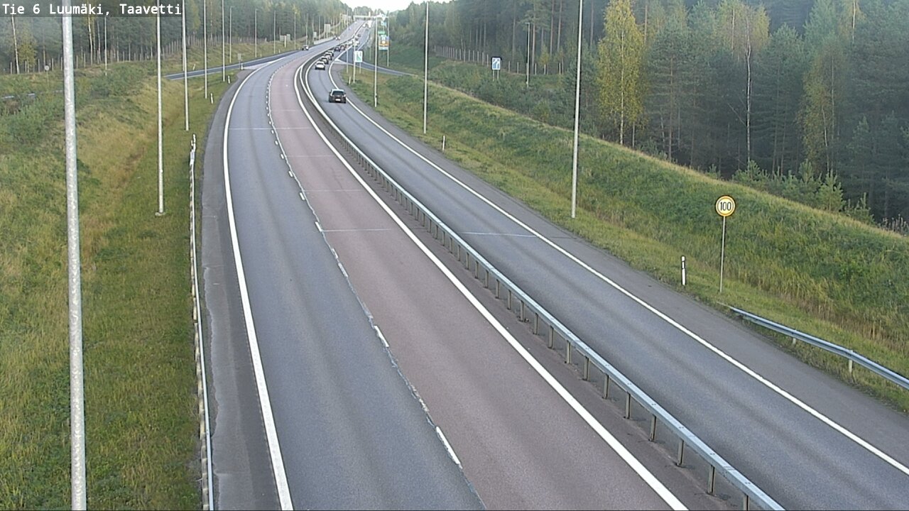 Weather Camera Image Road 6 Luumäki, Taavetti, Luumäki, Etelä-Karjala