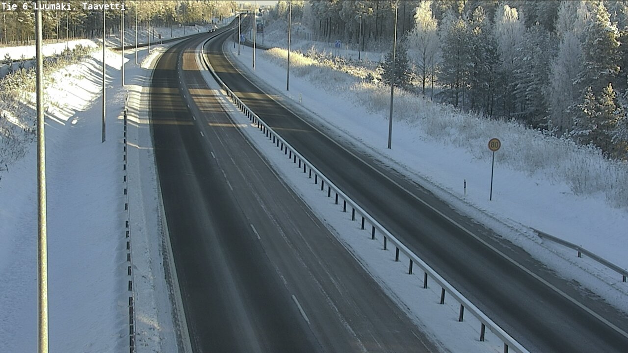 Weather Camera Image Road 6 Luumäki, Taavetti, Luumäki, Etelä-Karjala