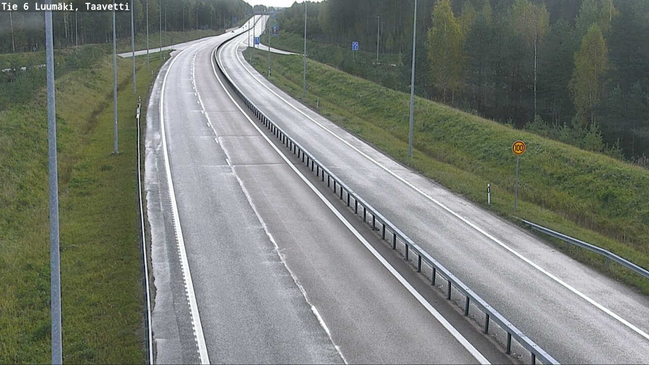 Weather Camera Image Väg 6 Luumäki, Taavetti, Luumäki, Etelä-Karjala