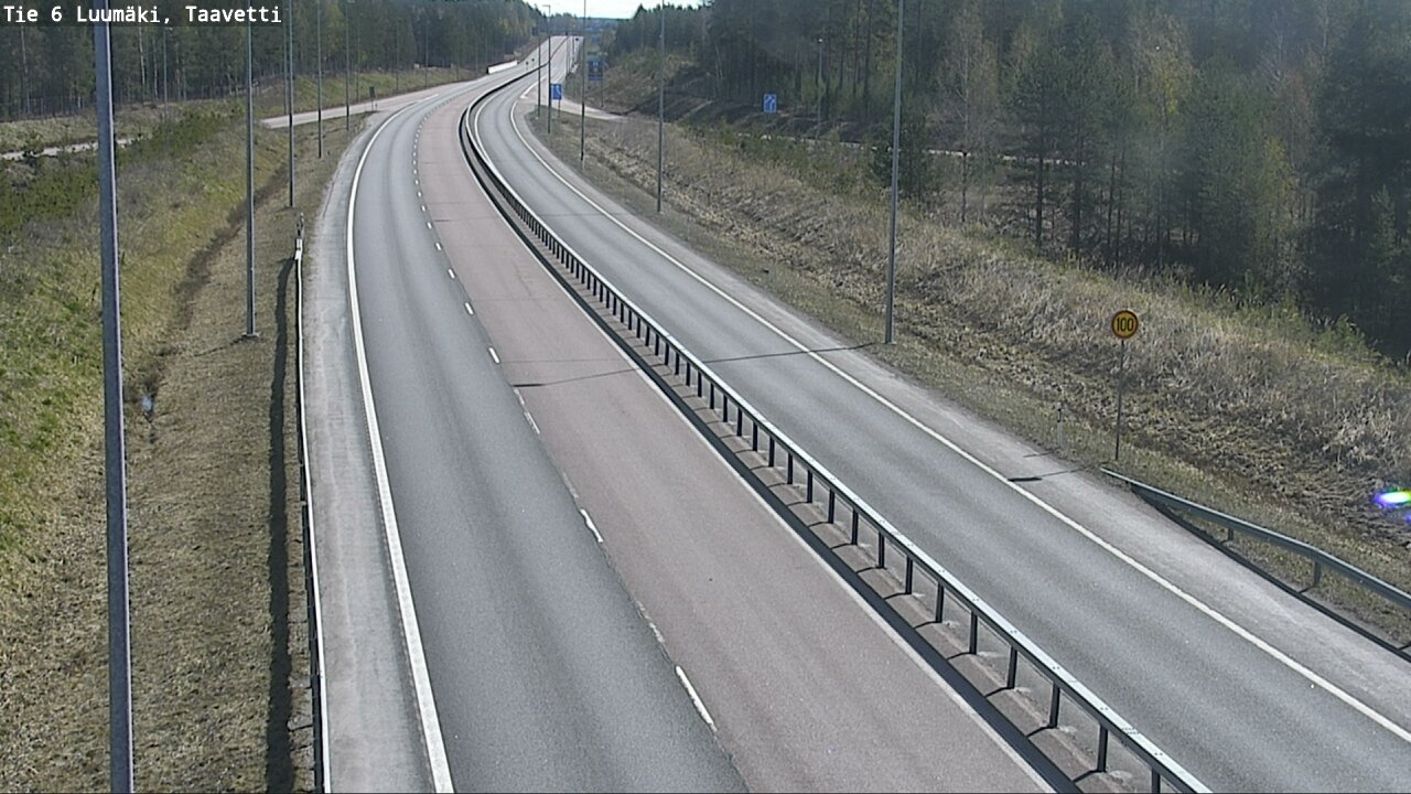 Weather Camera Image Road 6 Luumäki, Taavetti, Luumäki, Etelä-Karjala