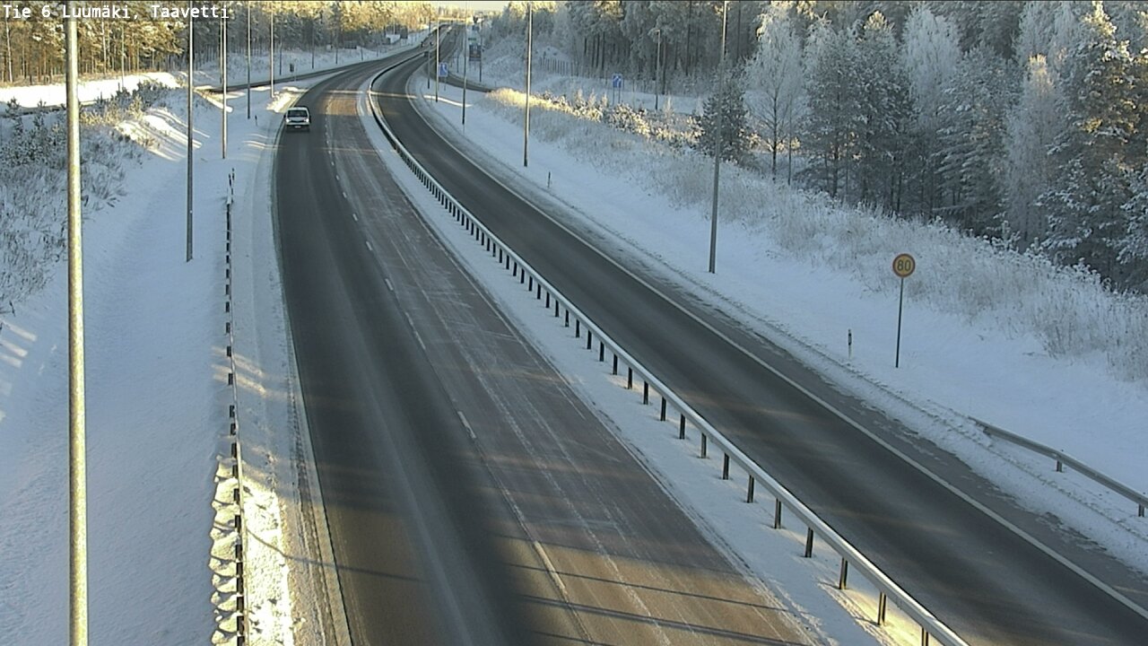 Weather Camera Image Väg 6 Luumäki, Taavetti, Luumäki, Etelä-Karjala