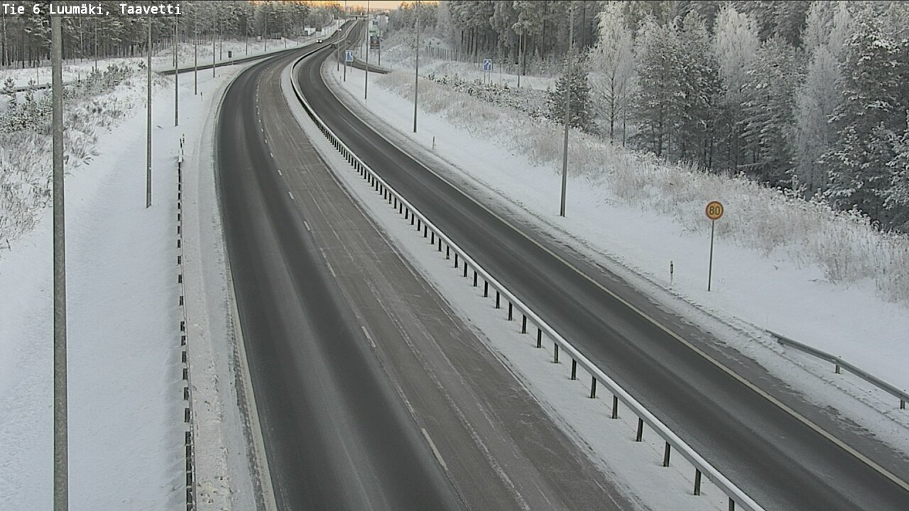 Weather Camera Image Väg 6 Luumäki, Taavetti, Luumäki, Etelä-Karjala