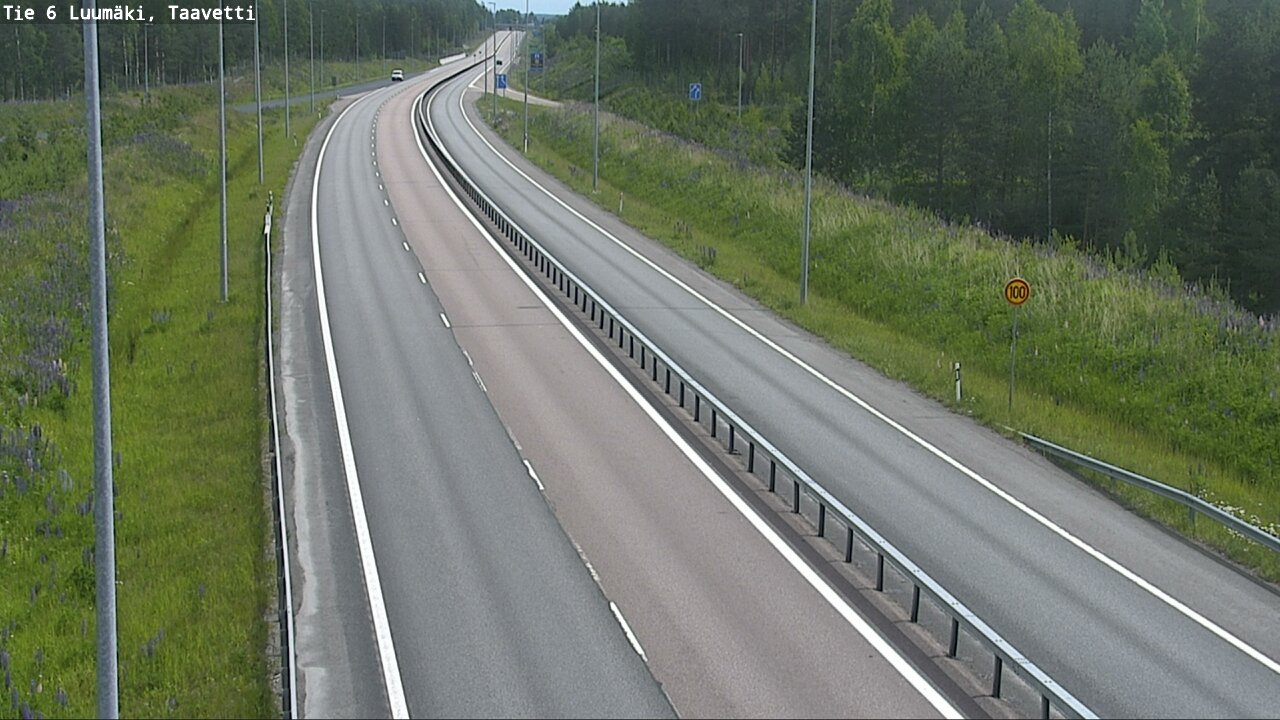 Kelikamerat Kuva Tie 6 Luumäki, Taavetti, Luumäki, Etelä-Karjala