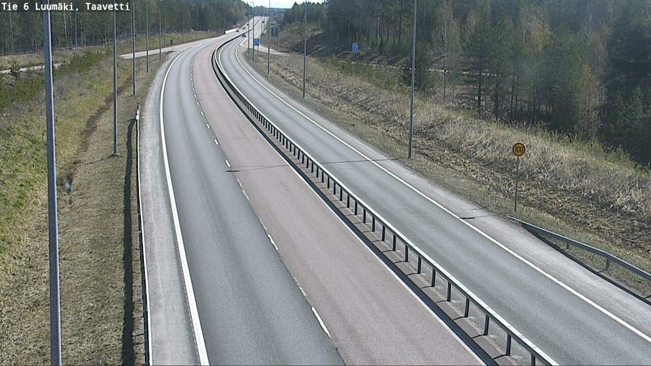 Weather Camera Image Road 6 Luumäki, Taavetti, Luumäki, Etelä-Karjala