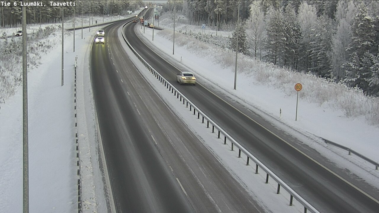 Weather Camera Image Väg 6 Luumäki, Taavetti, Luumäki, Etelä-Karjala