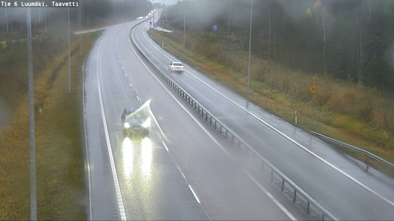 Weather Camera Image Väg 6 Luumäki, Taavetti, Luumäki, Etelä-Karjala