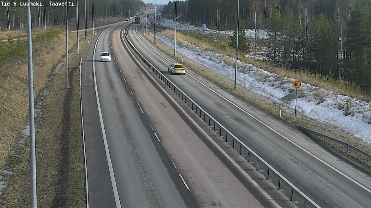 Weather Camera Image Road 6 Luumäki, Taavetti, Luumäki, Etelä-Karjala