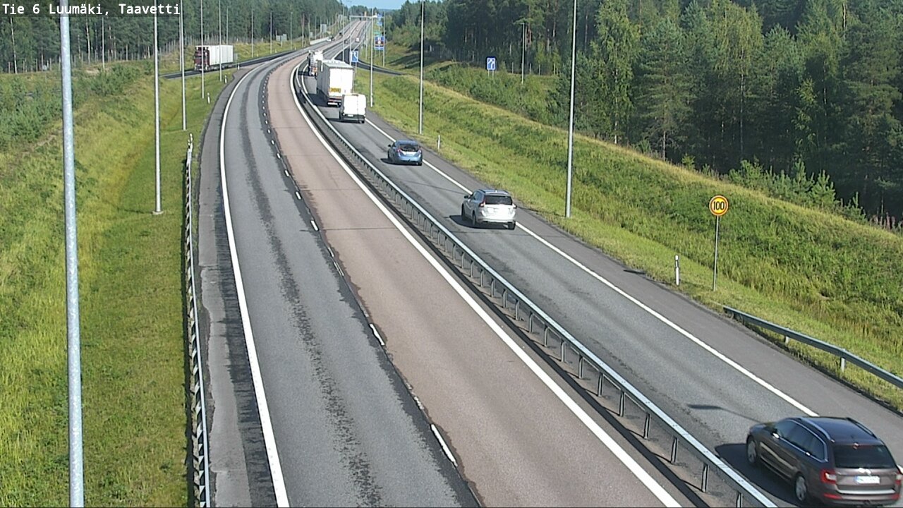 Kelikamerat Kuva Tie 6 Luumäki, Taavetti, Luumäki, Etelä-Karjala