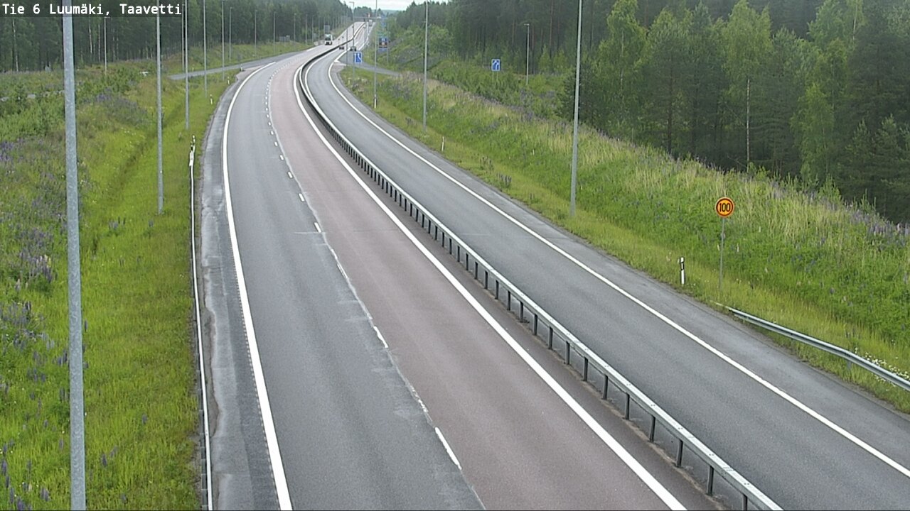 Weather Camera Image Road 6 Luumäki, Taavetti, Luumäki, Etelä-Karjala