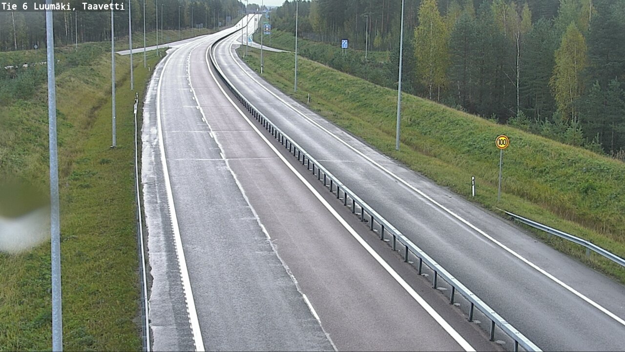 Weather Camera Image Väg 6 Luumäki, Taavetti, Luumäki, Etelä-Karjala