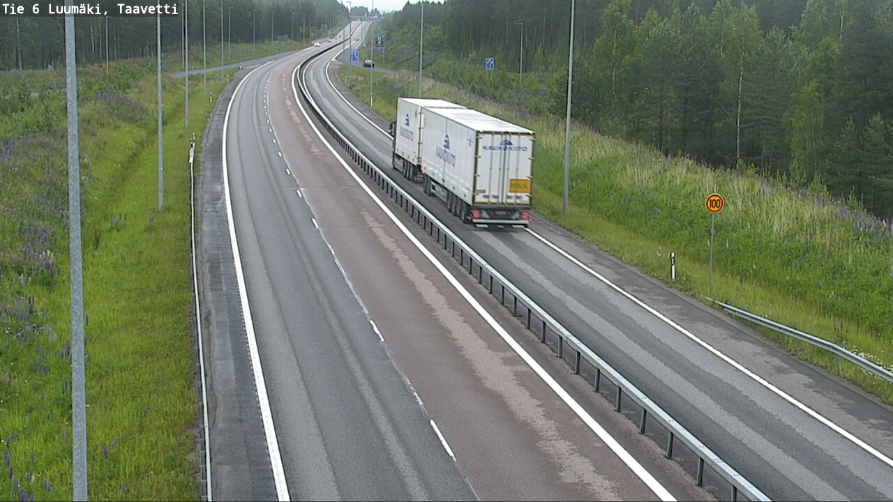 Weather Camera Image Road 6 Luumäki, Taavetti, Luumäki, Etelä-Karjala