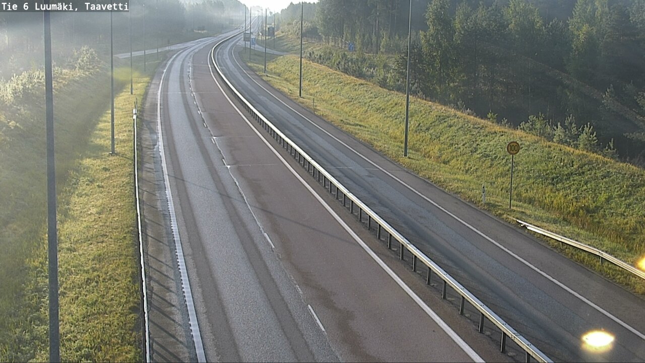 Weather Camera Image Road 6 Luumäki, Taavetti, Luumäki, Etelä-Karjala