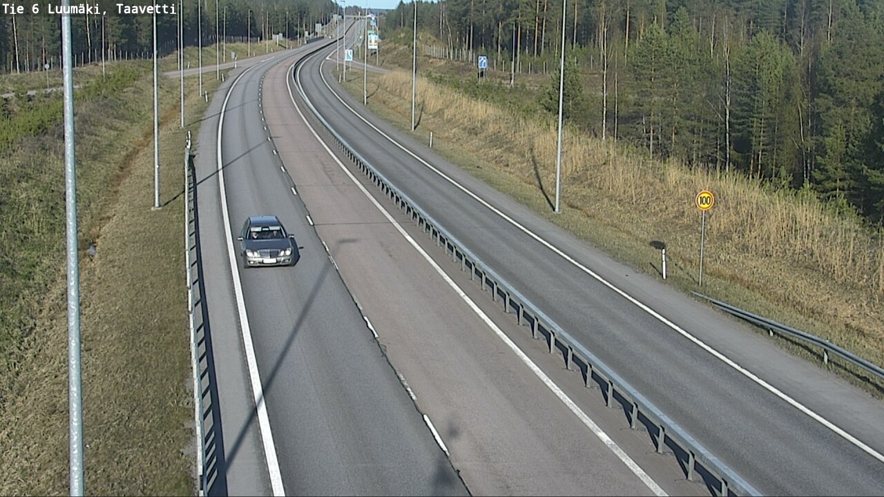 Weather Camera Image Road 6 Luumäki, Taavetti, Luumäki, Etelä-Karjala